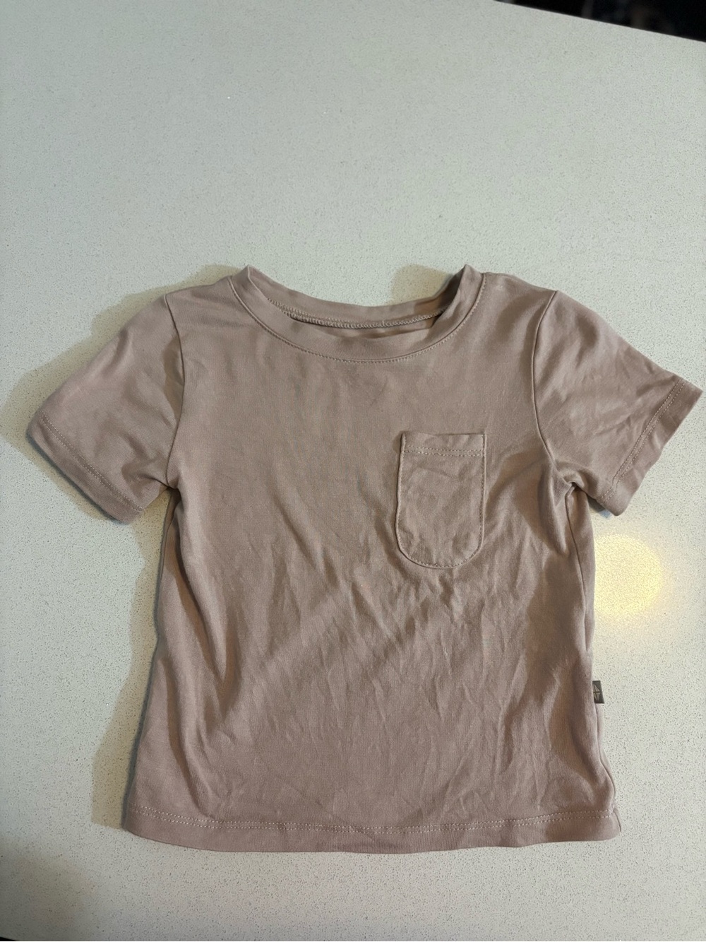 Kyte Short Sleeve Pocket Tee - Sunset Dusty Pink
